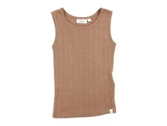 Lil Atelier mocha mousse top